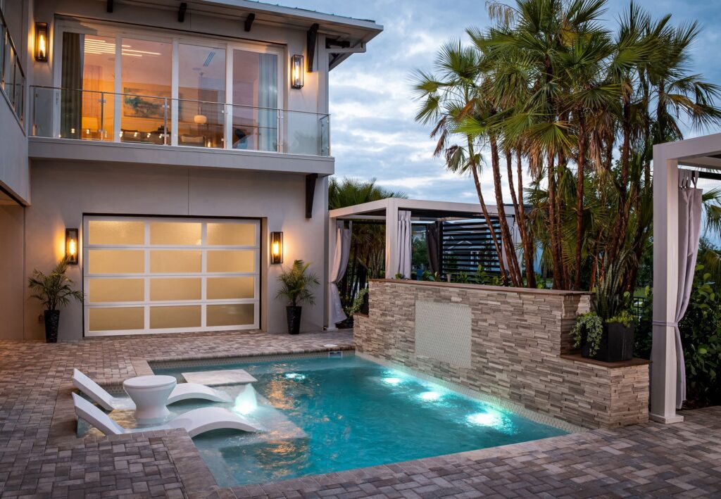 glass garage door