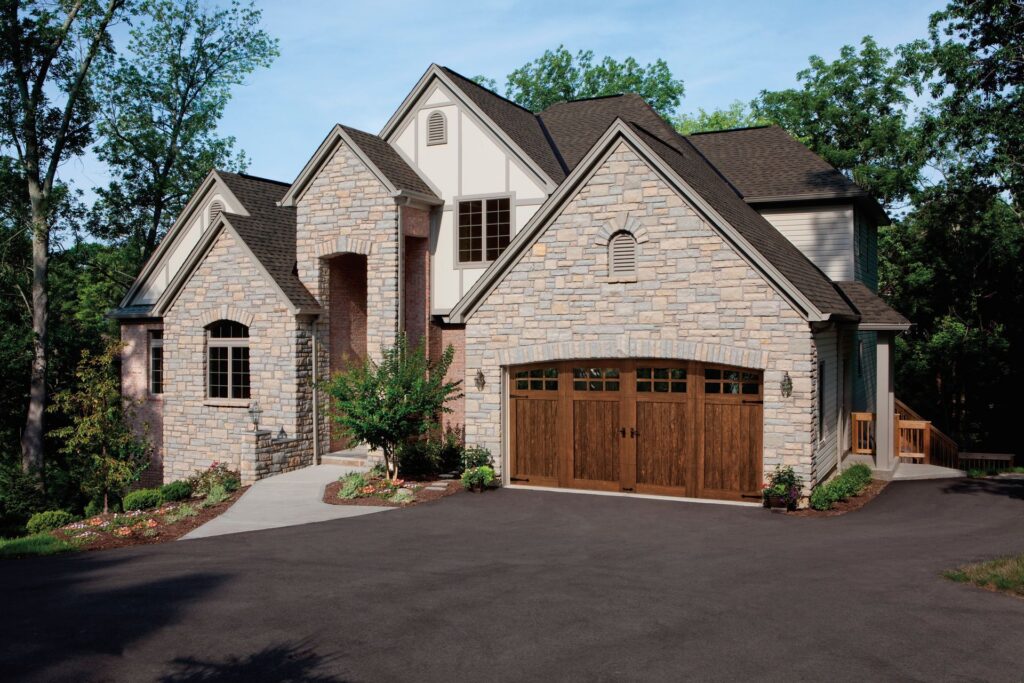 wood garage door