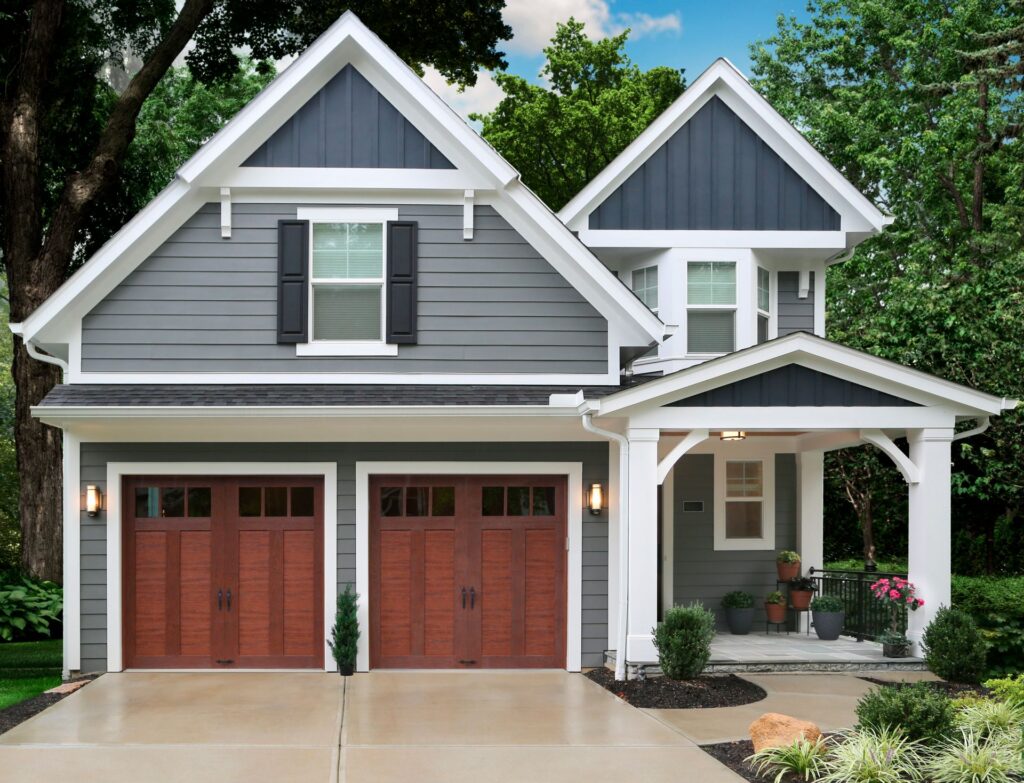 brown doors