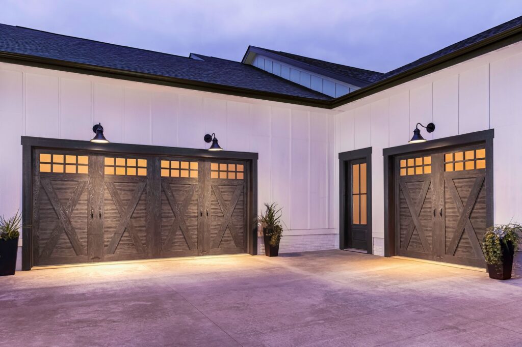 wood garage doors