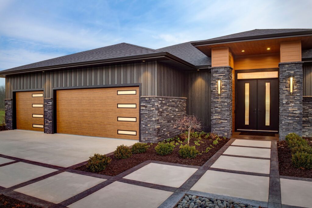 asymmetrical door